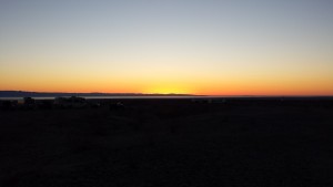Sunrise at Salton Sea