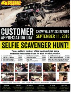 4WD Customer App Selfie Scav Hunt08262016